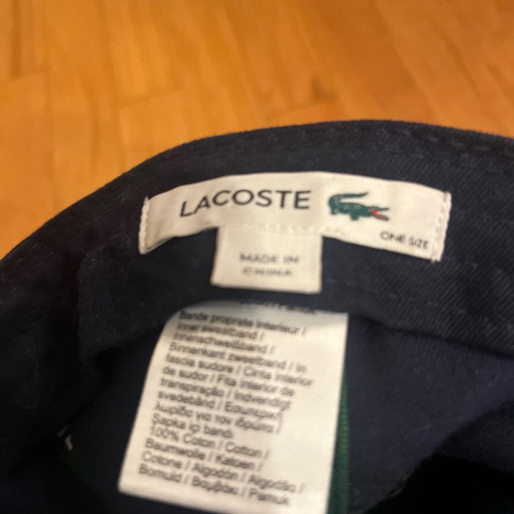 Lacoste Dark Blue baseball Hat - Picture 4 of 4
